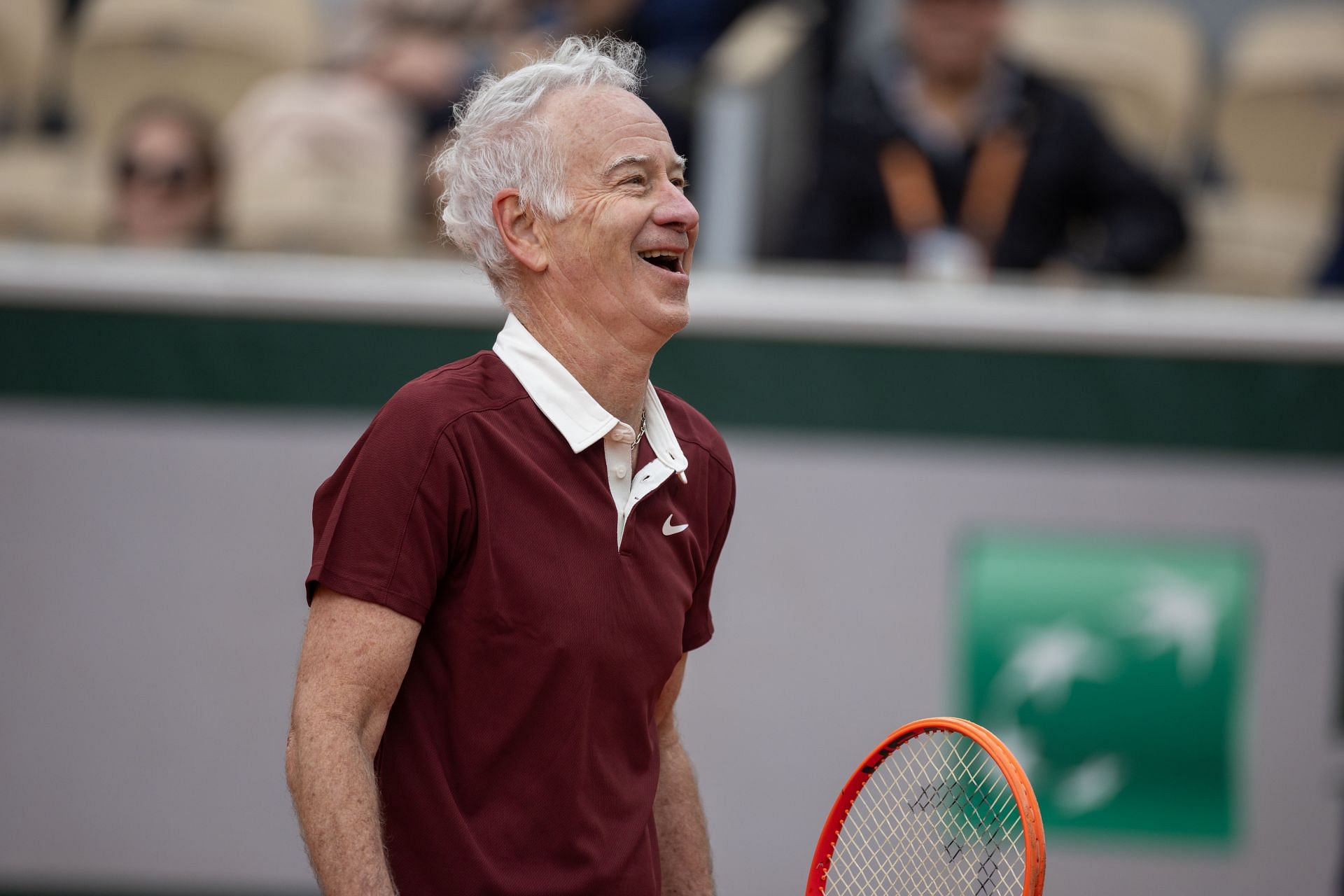 John McEnroe at the French Open 2025 - Source: Getty